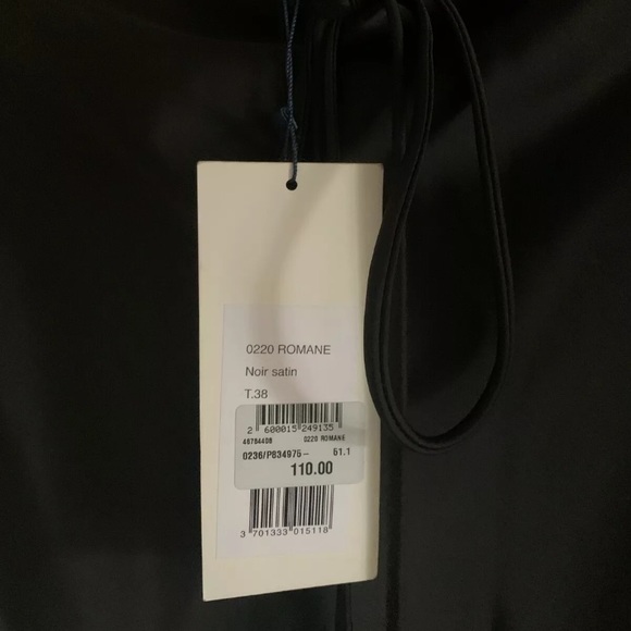 BNWT MUSIER PARIS Romane high-waist satin maxi skirt size FR 38 / size US 6 - Picture 6 of 7